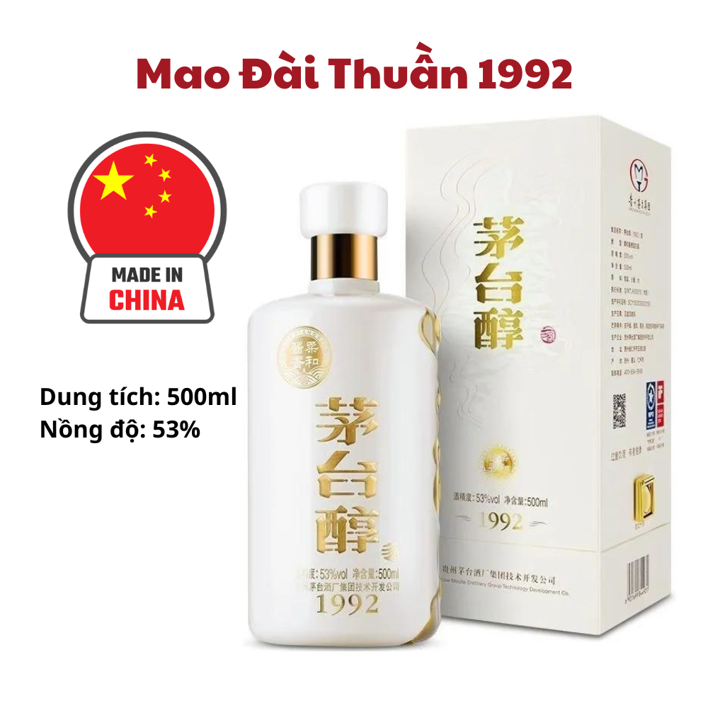 Mao Đài Thuần 1992 500ml - Moutai Chun 1992
