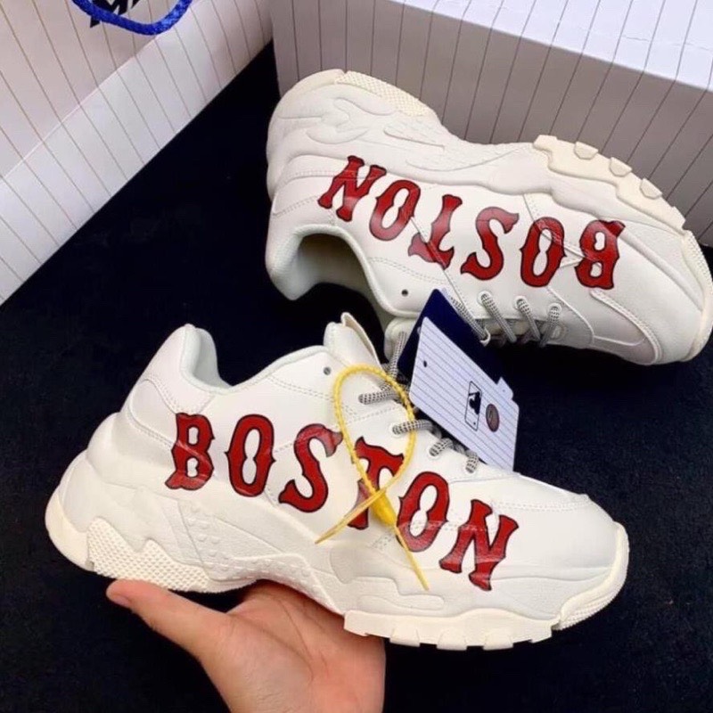 Giày sneaker mlb boston tăng chiều cao nam nữ