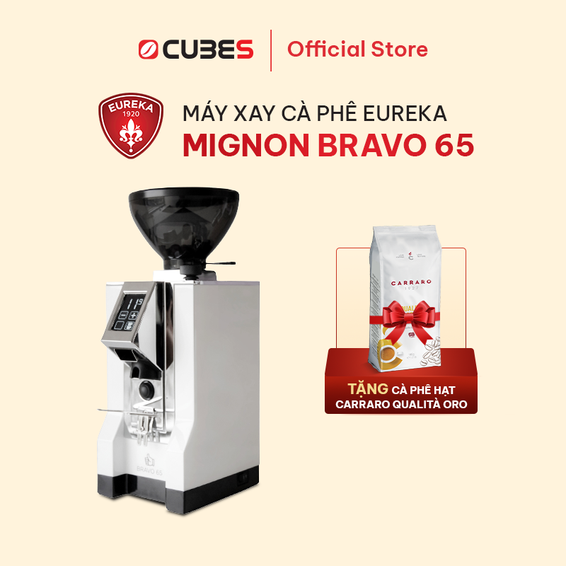 Máy xay cà phê Eureka Mignon Bravo 65 - Lưỡi dao 65mm - Nhập khẩu chính hãng - Bảo hành 12 tháng