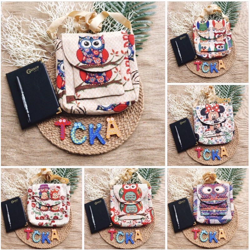 Túi đeo chéo thổ cẩm