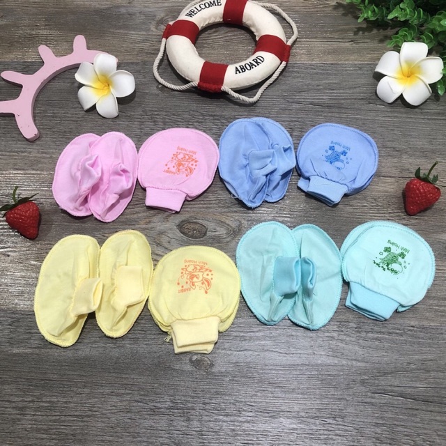 Phụ kiện sơ sinh set bao tay bao chân cho bé