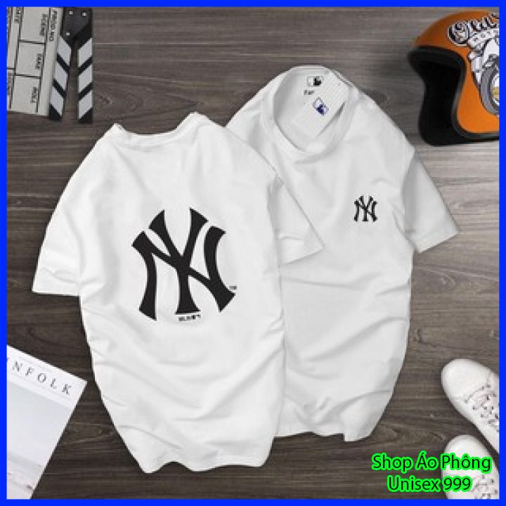 Áo thun nam nữ ny mlb cổ tròn đủ size 35-125kg giá rẻ