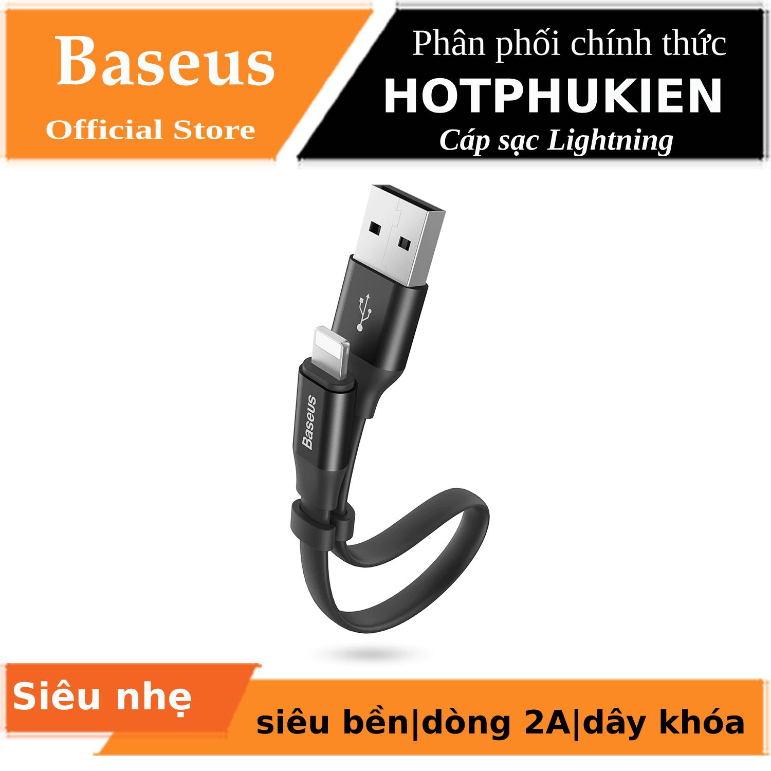 Dây cáp sạc Lightning BASEUS Nimble dài 23cm - Phân phối bởi Hotphukien
