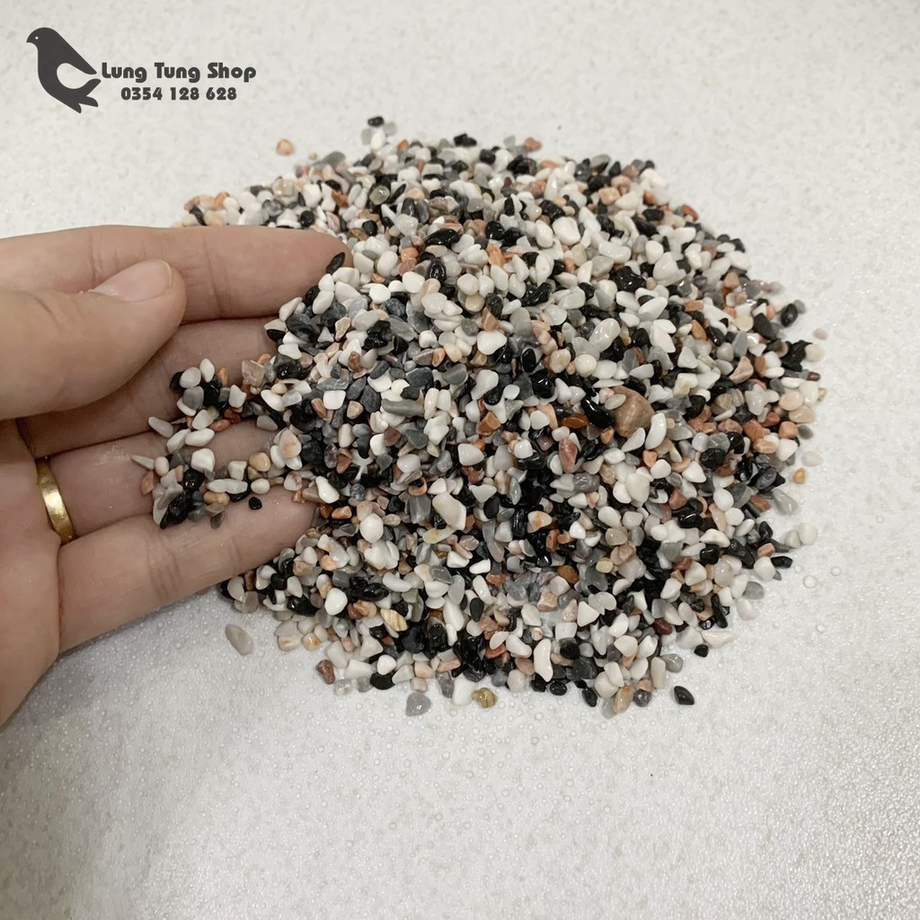 Sỏi ba màu tự nhiên