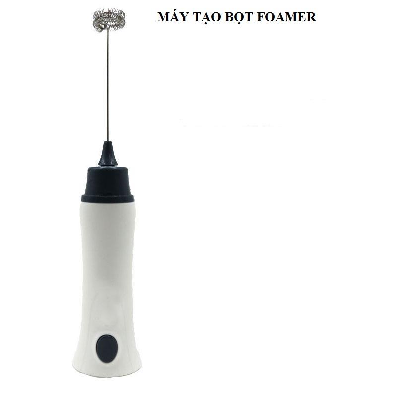 Máy tạo bọt đa năng, máy đánh trứng, máy đánh bọt cà phê - sữa kèm sạc