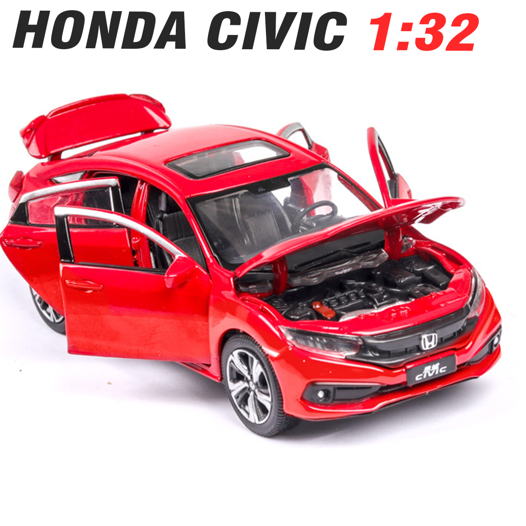 Mô hình xe Honda Civic Type R bản mới tỉ lệ 132 bằng hợp kim MX100   Hàng Tốt Giá Gốc