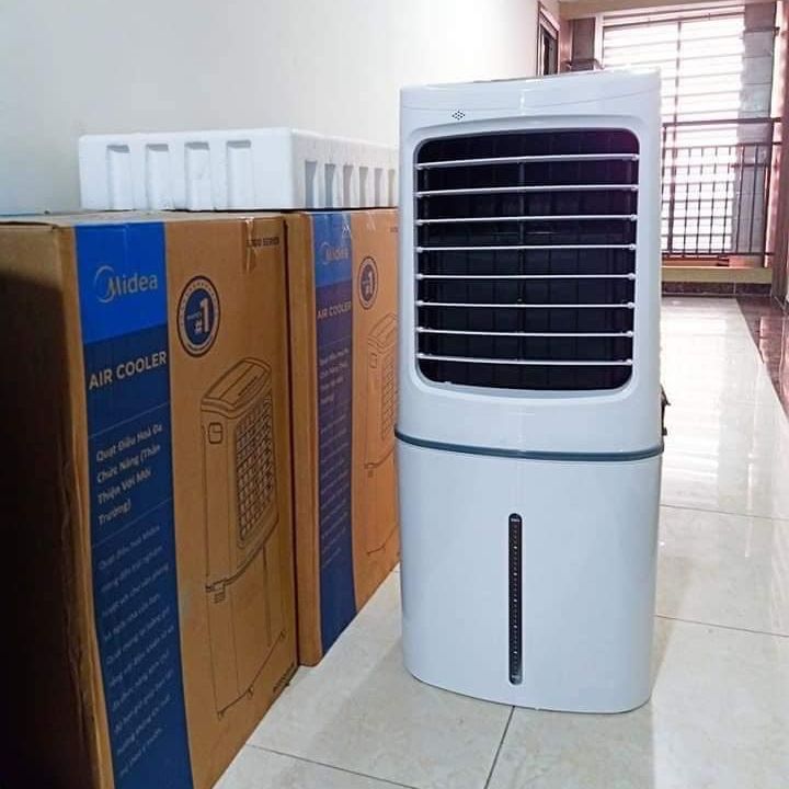 Quạt điều hòa Midea AC200-17JR Tiện ích Có bánh xe di chuyển Có thang đo hiển thị mực nướcTự ngắt bơm khi cạn nước