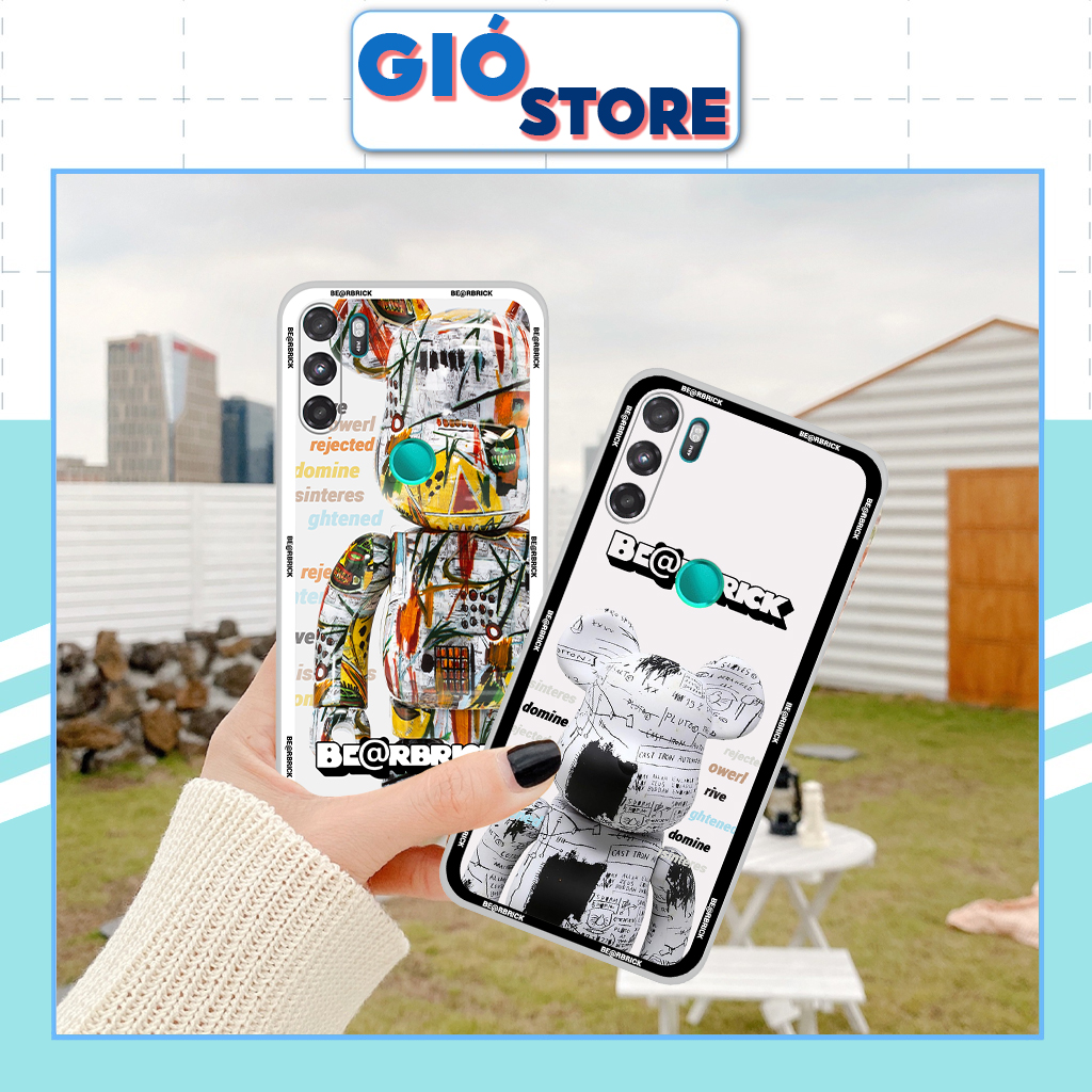 Ốp lưng vsmart active 3 bear brick, gấu thời trang cao cấp, ốp lưng chống va đập rẻ bền đẹp