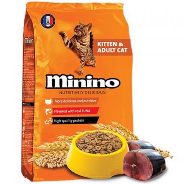 Thức ăn cho mèo mọi lứa tuổi minino vị cá ngừ 1,3kg