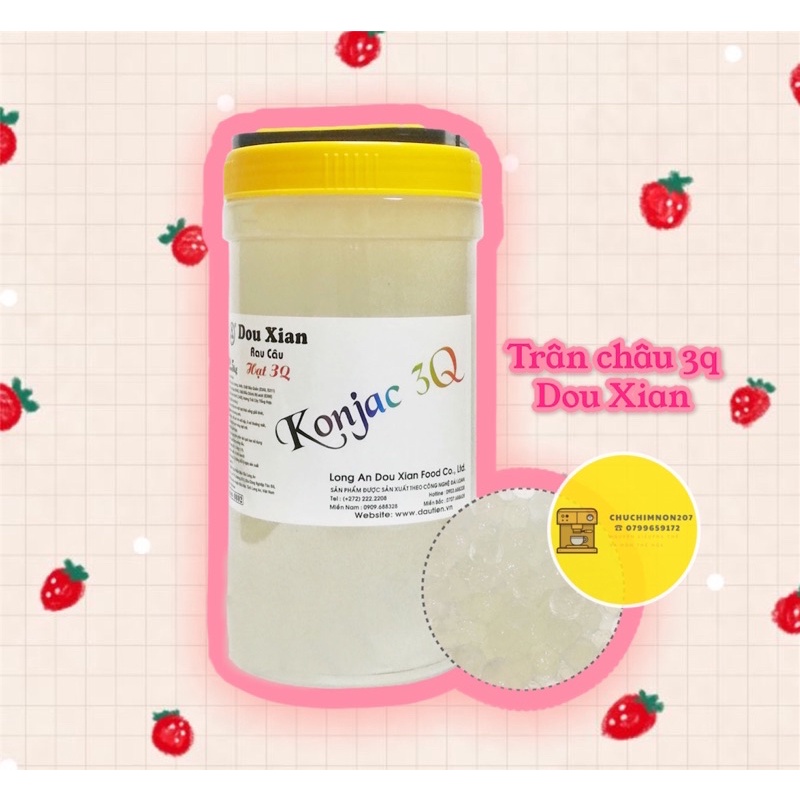 Hạt trân châu 3Q hủ 2,5kg/ bịch 2kg - hàng huy dou xian
