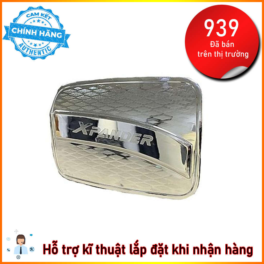 Ốp trang trí nắp bình xăng xe Mitsubishi Xpander 2018-2019