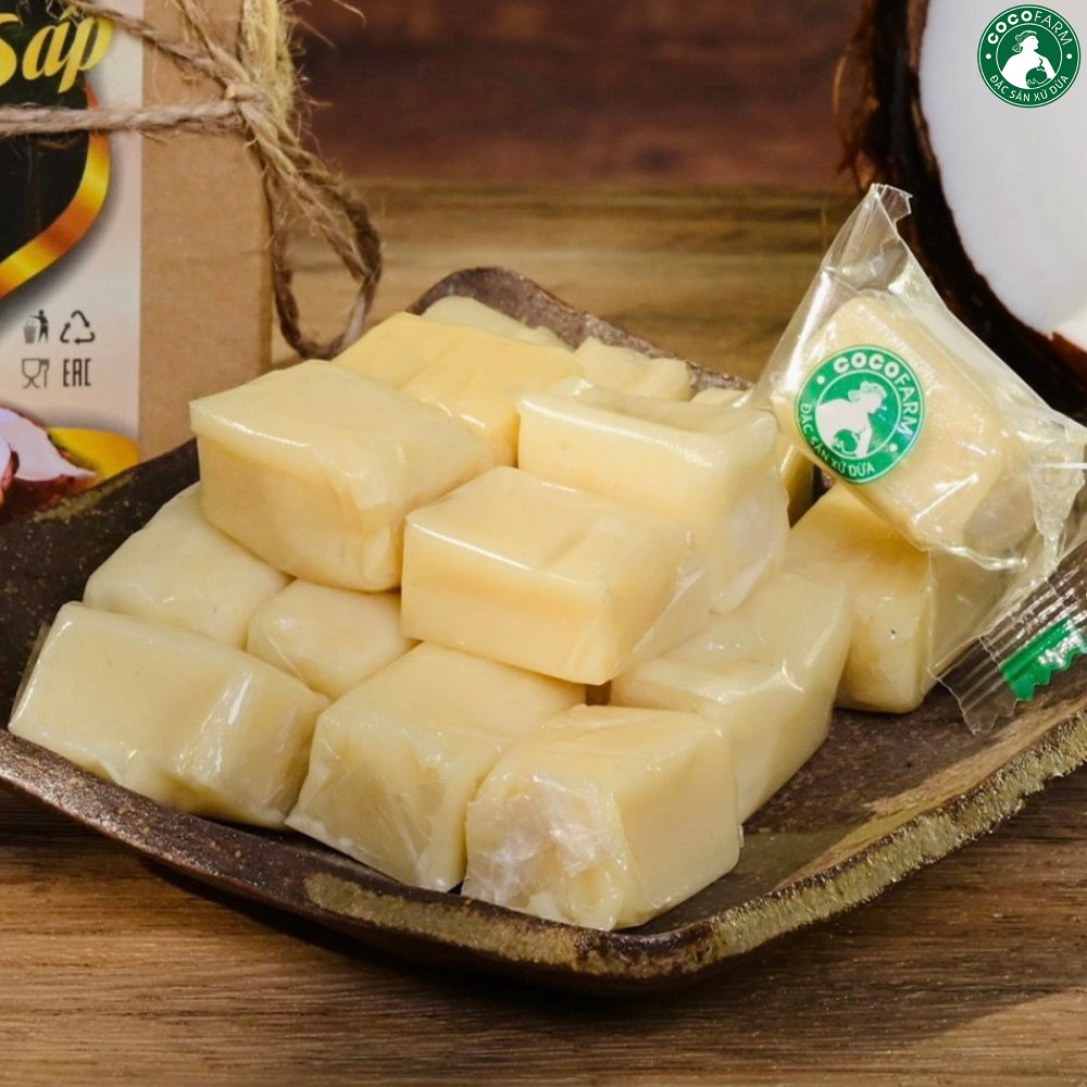 Kẹo dừa sáp vị nguyên bản Cocofarm ít đường