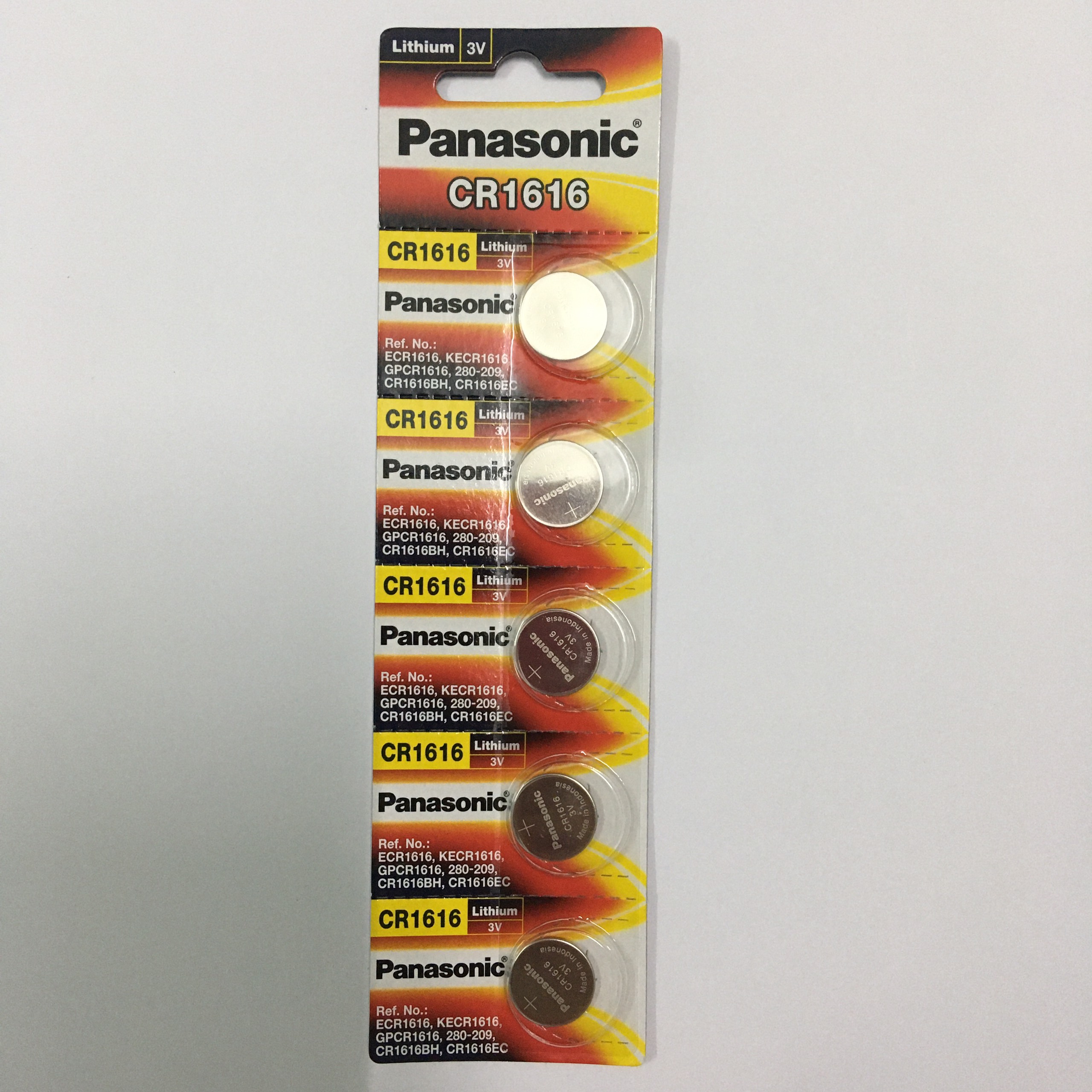 Pin CR1616 Panasonic Lithium 3V Chính Hãng Vỉ 5 Viên