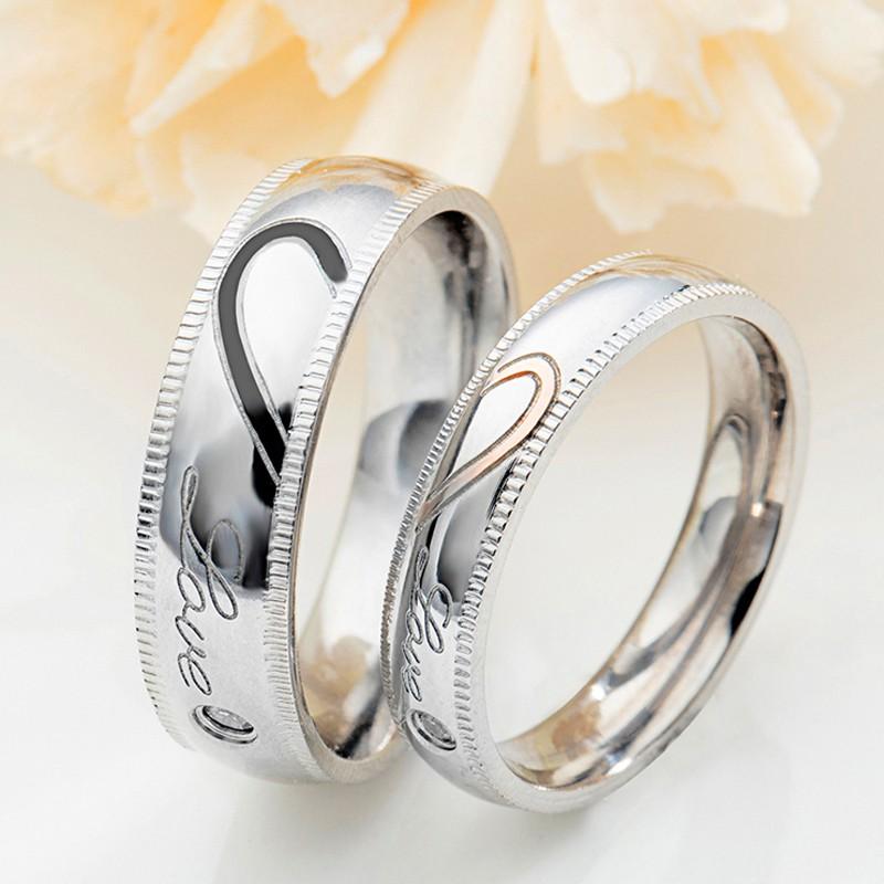Nhẫn cặp trái tim nc130