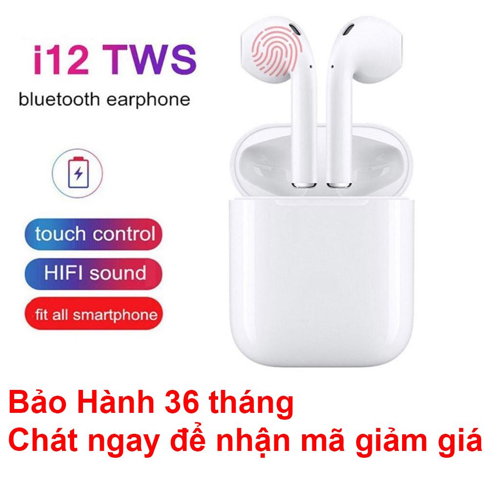 Tai nghe bluetooth i12 - Loại xịn không dây I12 TWS