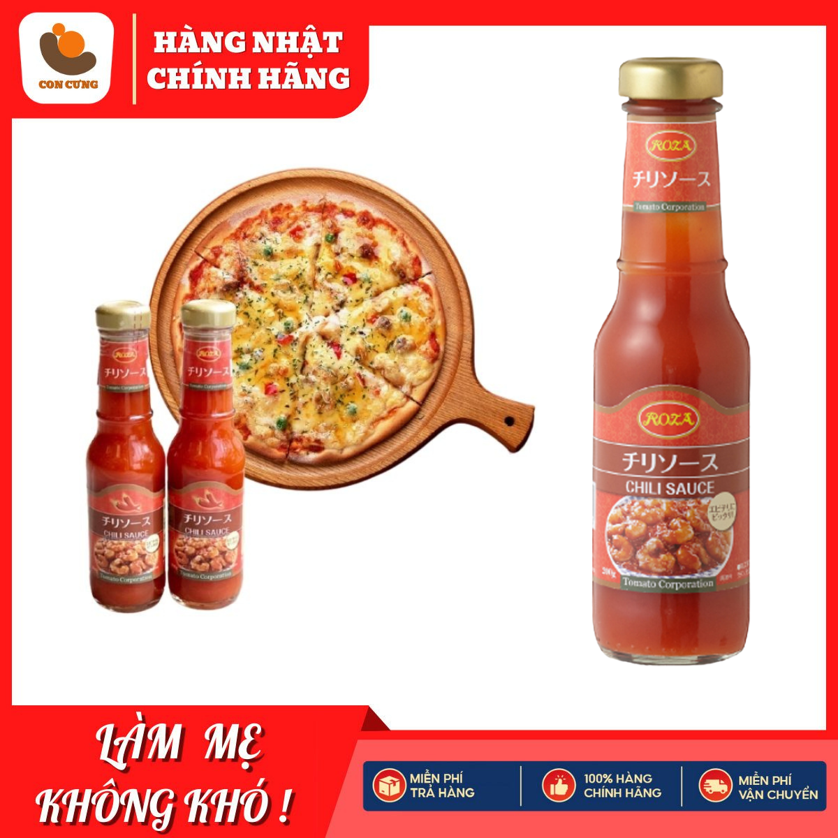 Tương ớt nhật bản roza chili 200g 4/2024