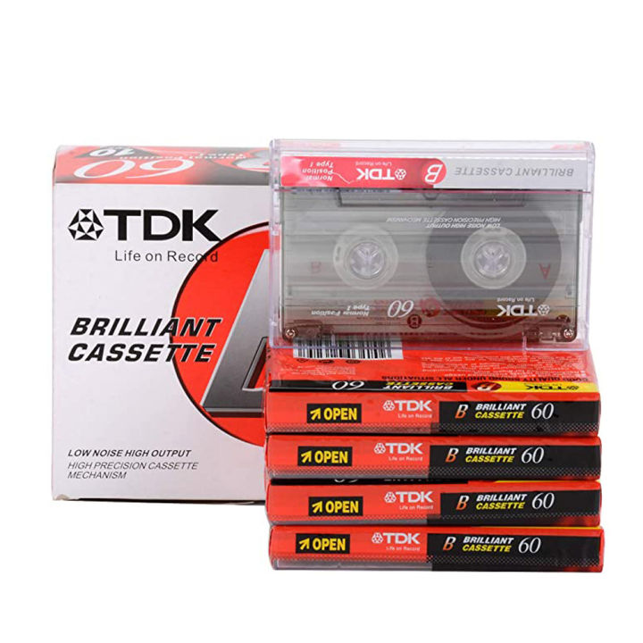 Băng cassette TDK trắng