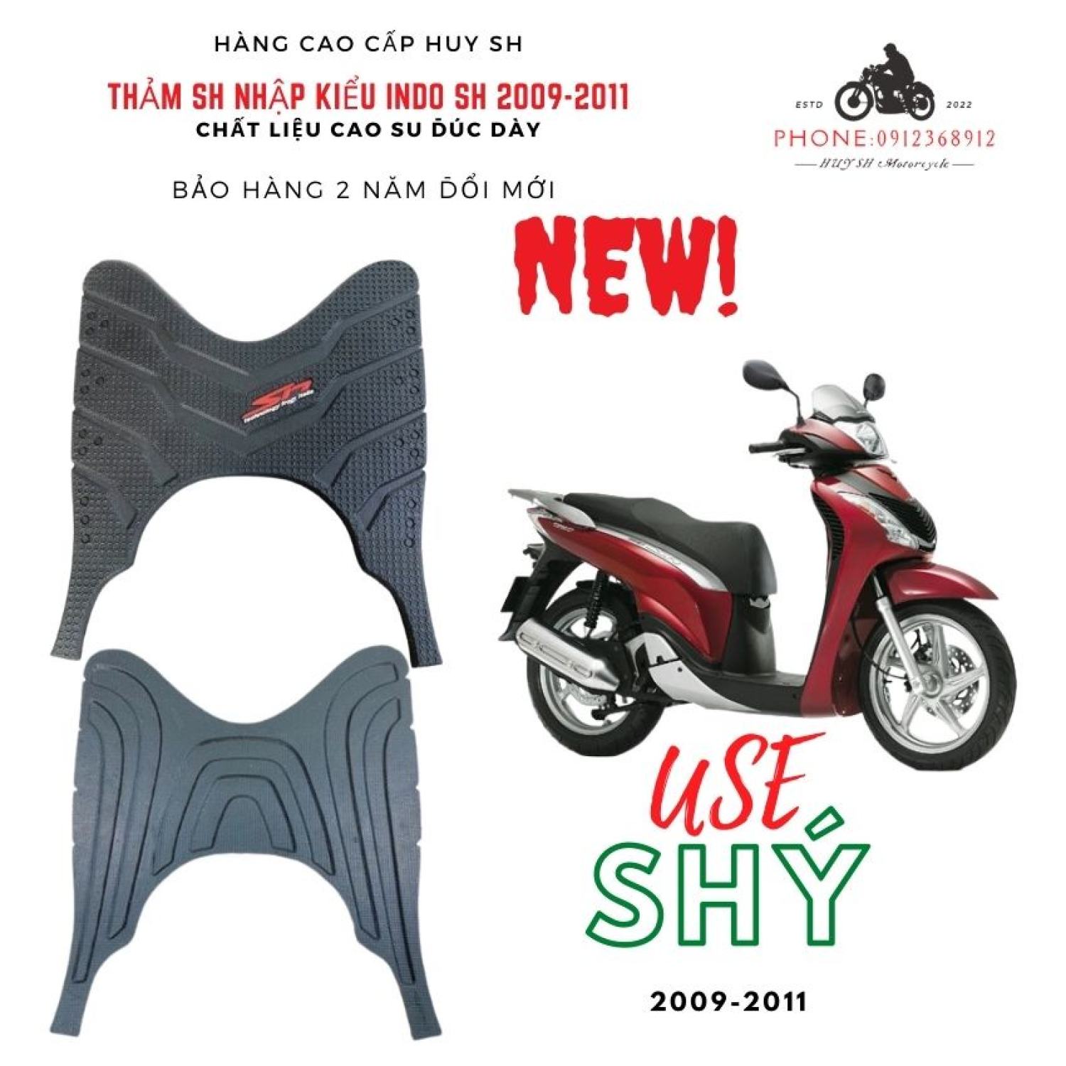 Thảm lót chân sh ý 2009 - 2012 kiểu zin mới ƞhất, thảm cao su sh ý. thảm để chân sh ý, miếng để chân sh ý nhập