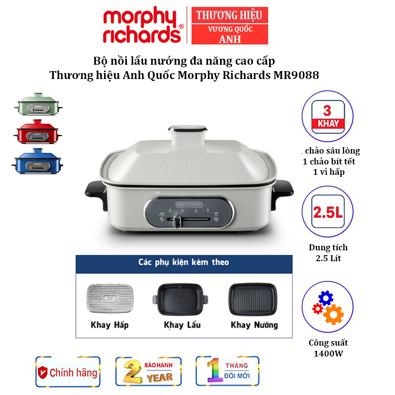 Moraphrids UK mr9088 premium all-in-one cooker kit-aluminum alloy, capacity 1400W