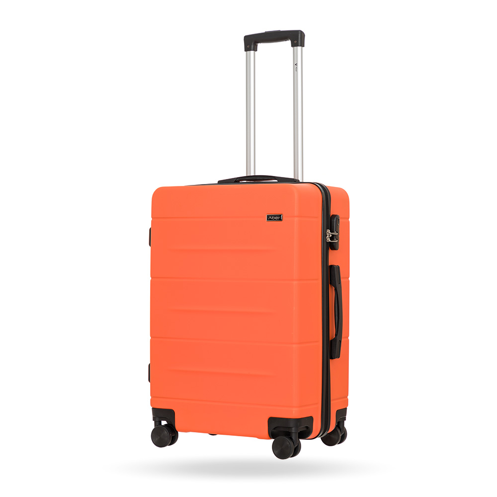 Vali Kéo LUG Aber MHL027, Vali Size 20/Size 24/Size 28: Nhựa ABS Hạn Chế Trây Xước, Khóa Số Bảo Mật An Toàn