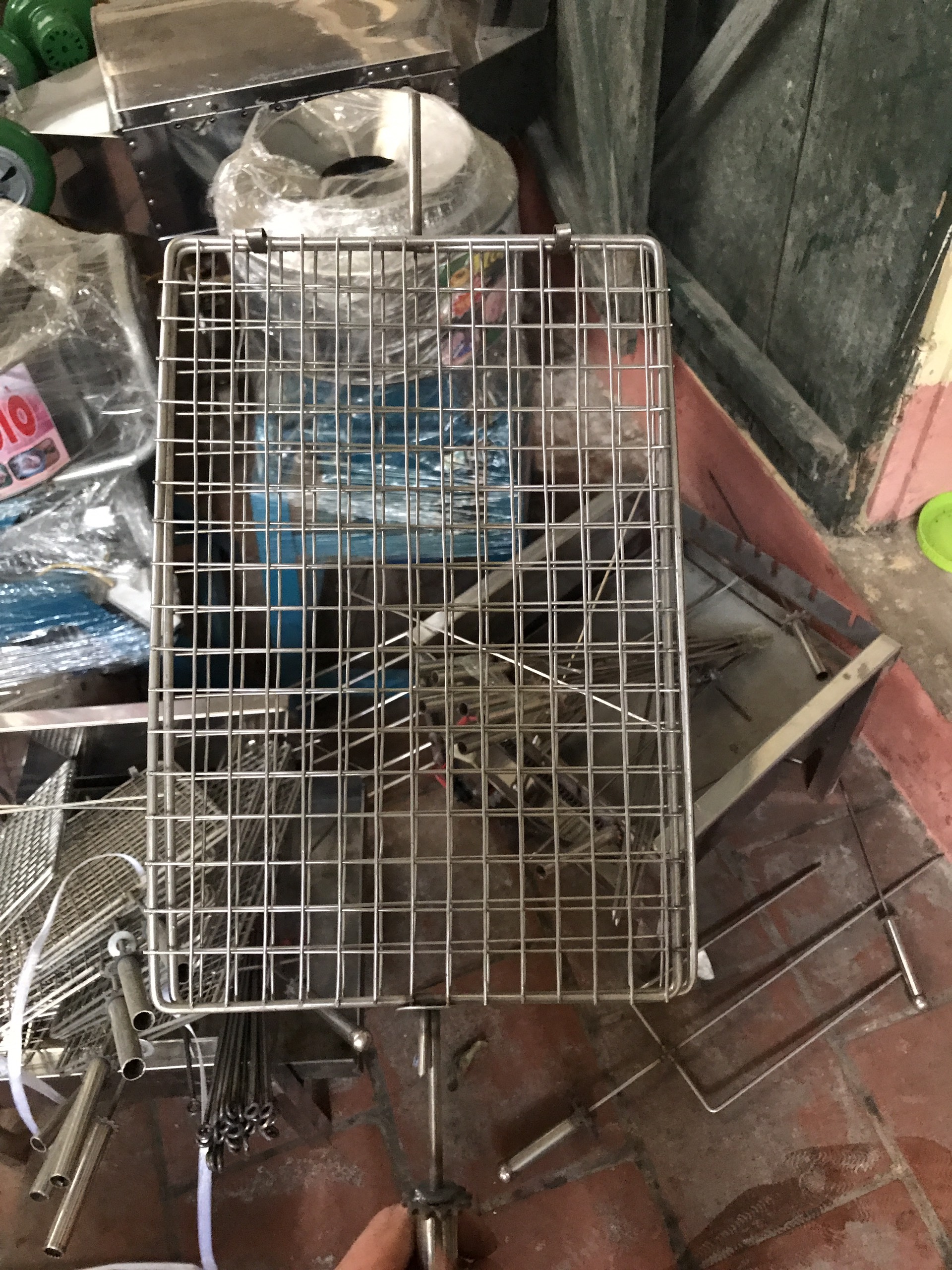 Vỉ nướng thịt thay thế trong bếp nướng tự quay size 20x30cm