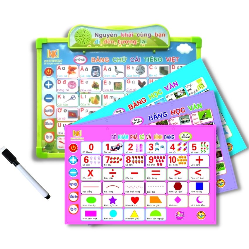 [Hàng Chính Hãng+Qùa15k]Bảng Chữ Cái Điện Tử Thông Minh Phát Âm Nguyên Khải, Bảng Học Chữ Cho Bé -ZOLY, an toàn, thông minh, tặng kèm cây bút dạ giá 15k