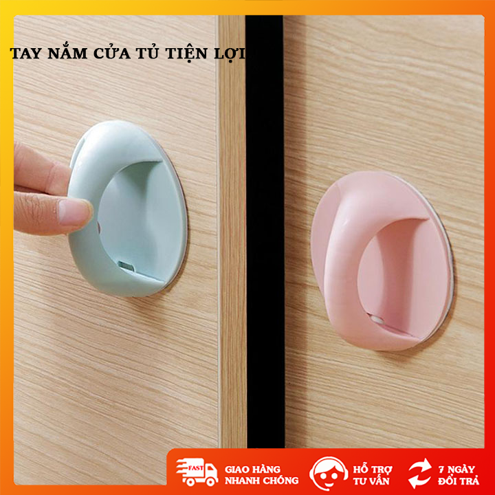 Tay nắm tiện dụng chất liệu nhựa chắc chắn kiểu dáng đẹp an toàn không sợ kẹt tay phù hợp cửa lùa cửa kéo - GD0608