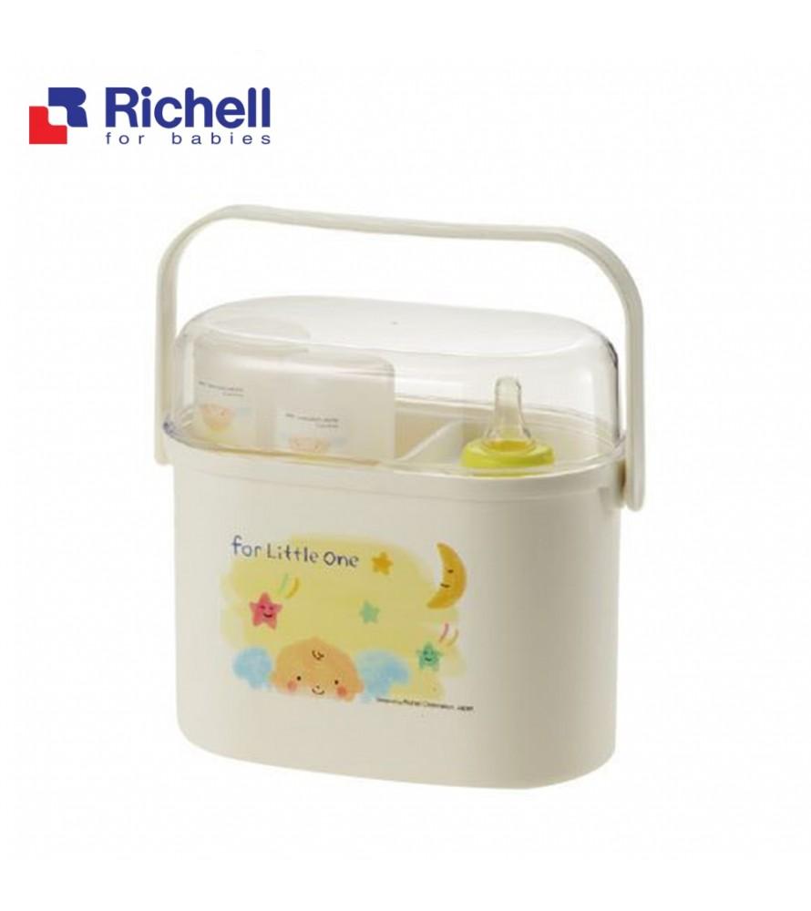 Hộp úp bình sữa có nắp độc quyền Richell