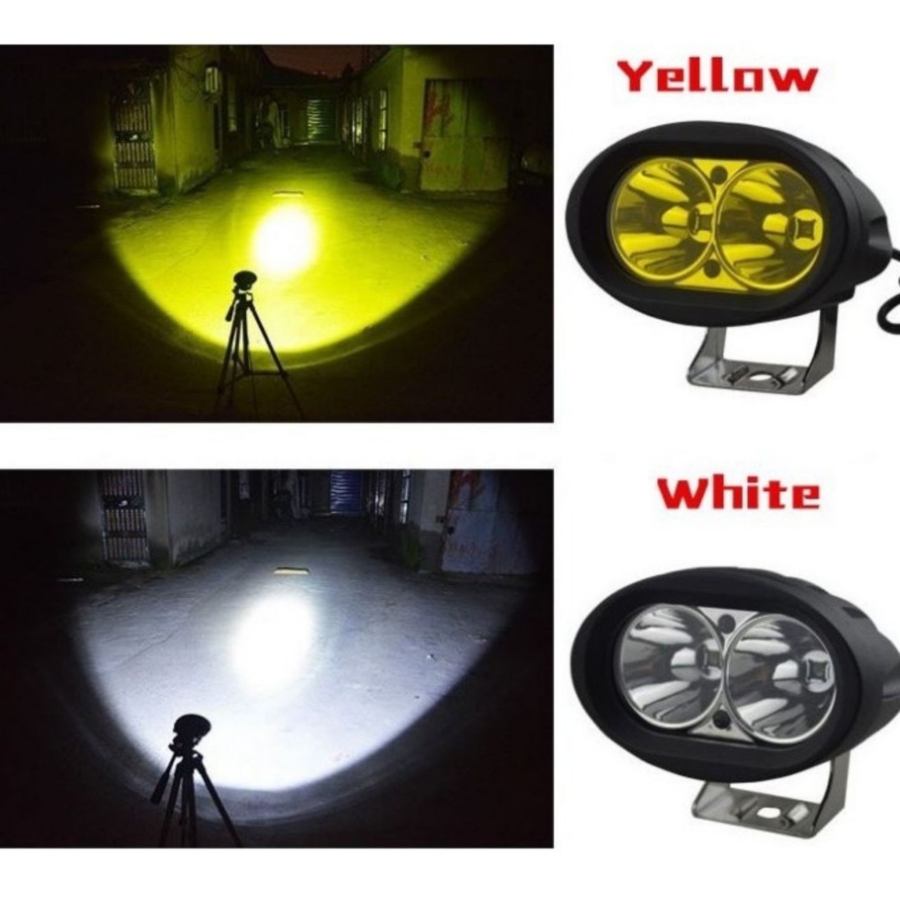 1 ĐÈN TRỢ SÁNG L2 SIÊU SÁNG XE MÁY ÔTÔ 2 LOẠI ÁNH SÁNG
