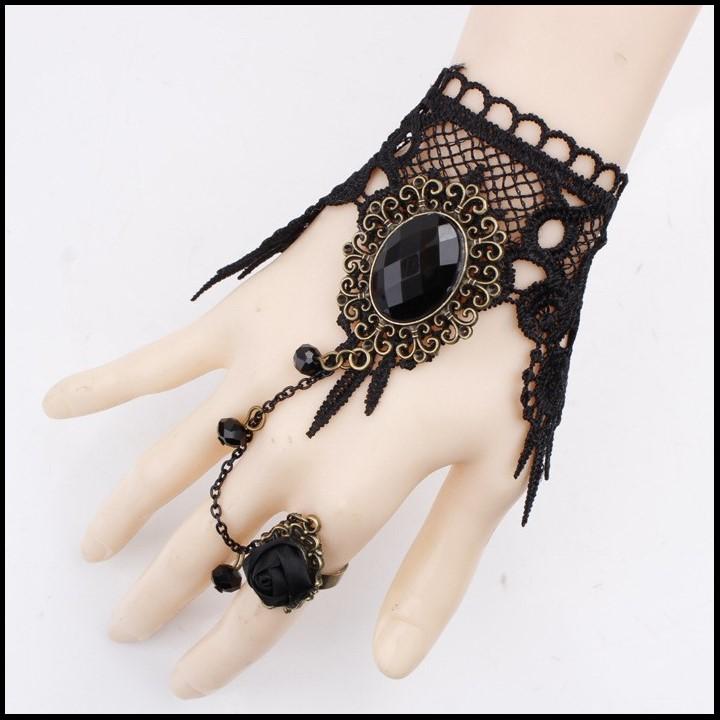 Choker vòng tay nối nhẫn cá tính phong cách Hàn Quốc thiết kế mới lạ độc đáo