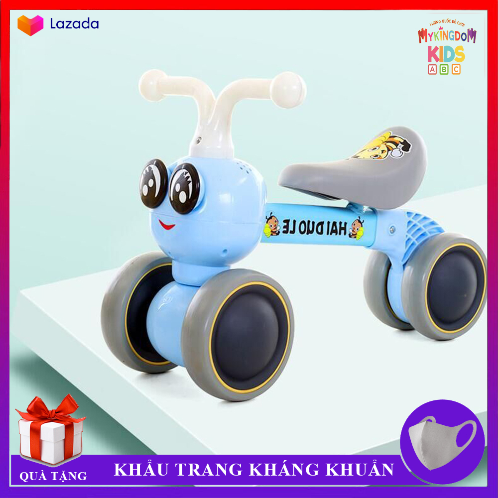 Xe Chòi Chân Con Ong Mini - Vui Chơi Ngoài Trời - Kích Thích Thể Dục Thể Thao Cho Bé Luôn Khỏe Mạnh