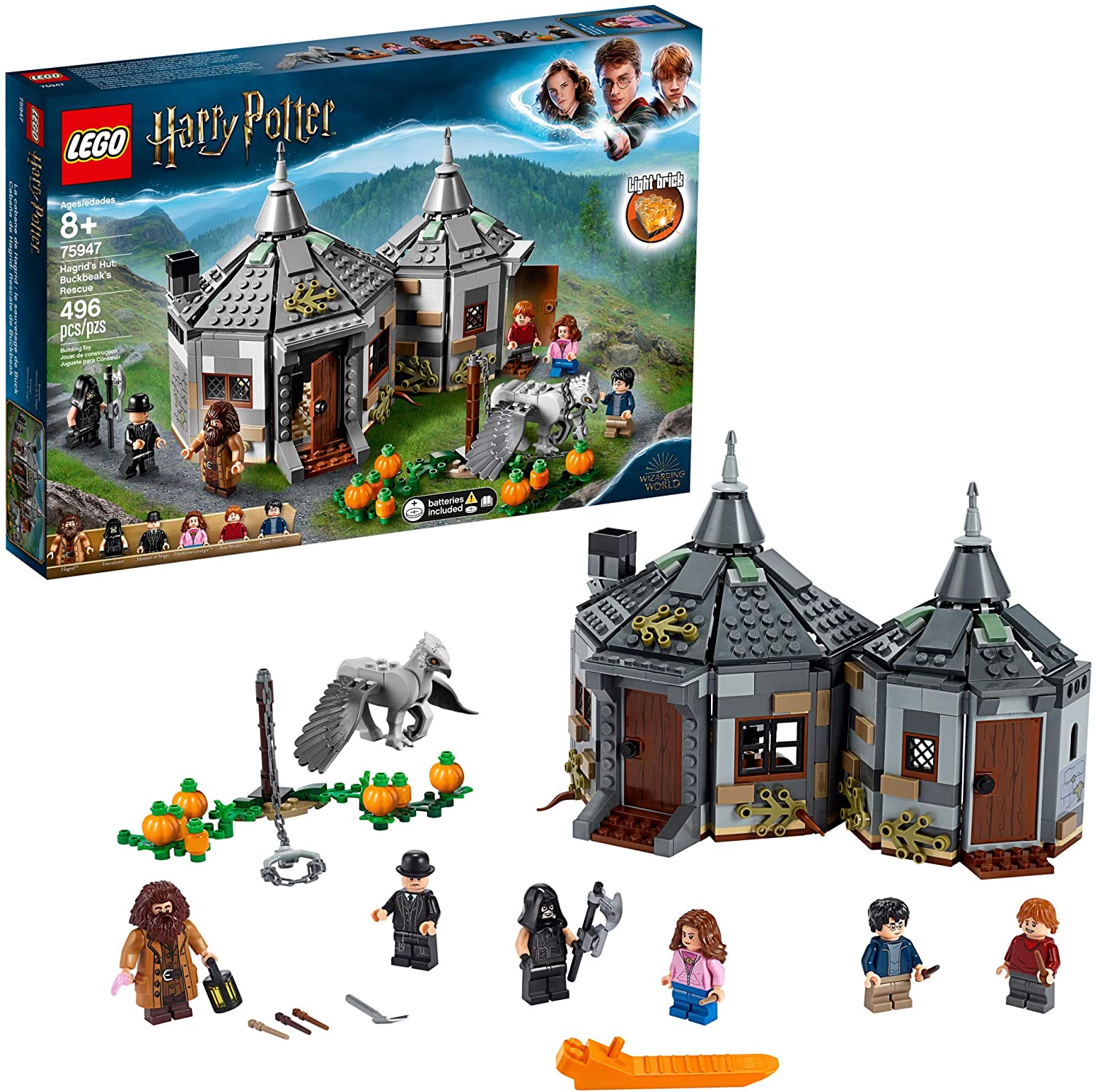 75947 LEGO Hagrid's Hut: Buckbeak's Rescue - Cuộc giải cứu bằng mã