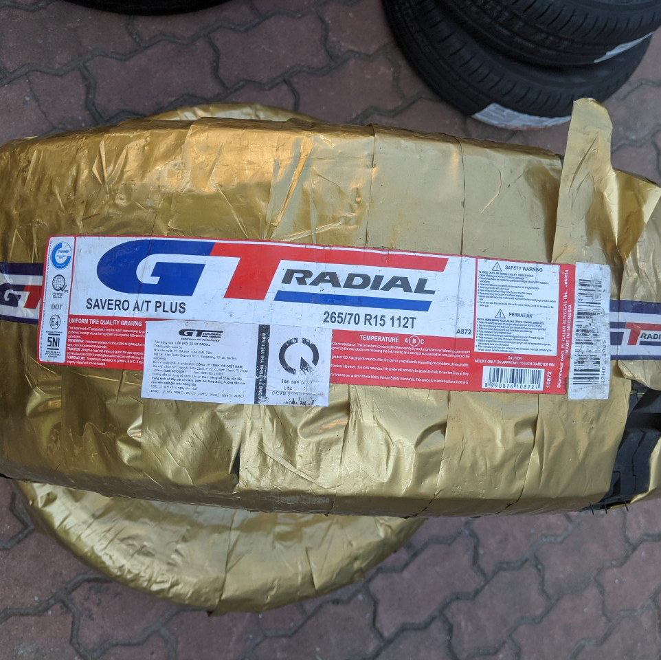 265/70R15 GTRADIAL  AT 112T