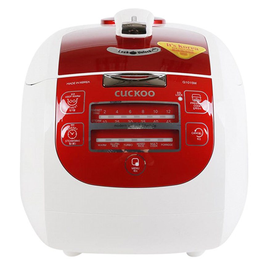 [HCM]Nồi cơm điện tử Cuckoo 1.8 lít CRP-G1015M (Hồng) Hàng chính hãng