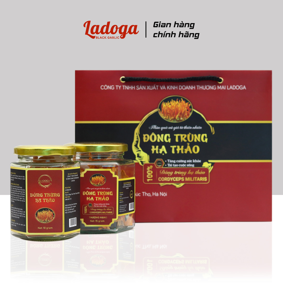 Nấm đông trùng hạ thảo hữu cơ sấy khô thăng hoa hũ 15g giúp tăng cường sức khỏe, bồi bổ cơ thể.
