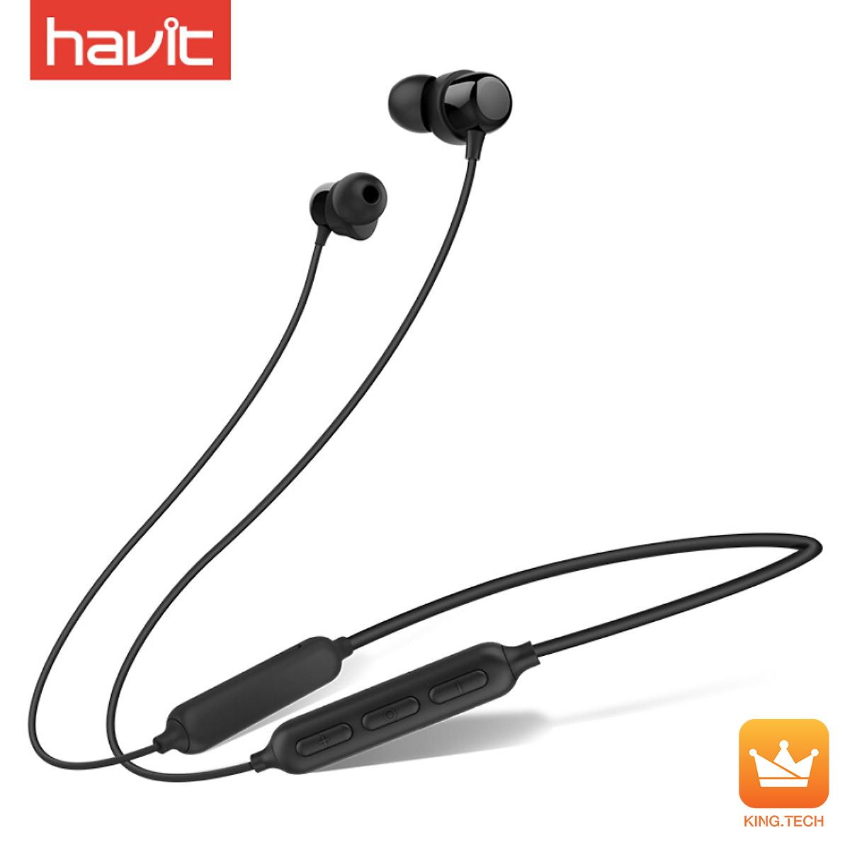 Tai nghe havit i39 bluetooth thể thao > chống ồn > chống nước > Âm bass chắc chắn + 2 màu đen - đỏ, nhỏ gọn tinh tế + Bảo hành 3 tháng lỗi 1 đổi 1
