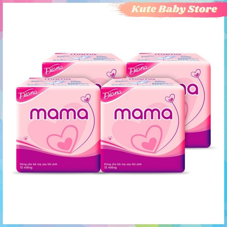 Băng vệ sinh Diana Mama gói 12 miếng dành cho mẹ sau sinh