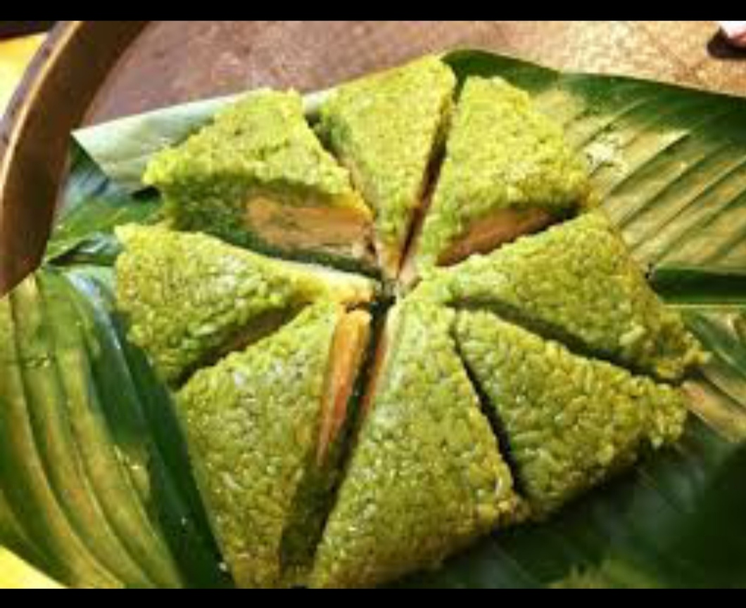 5 BÁNH CHƯNG MẶN NHÂN (ĐẬU XANH +NẤM ĐÔNG CÔ+THỊT) (1 CÁI 300 GRAM)