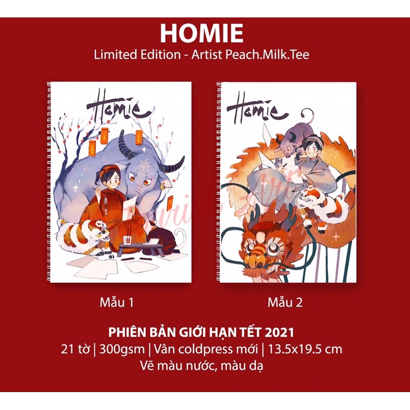 Sổ nabii limited edition - phiên bản tết 2021