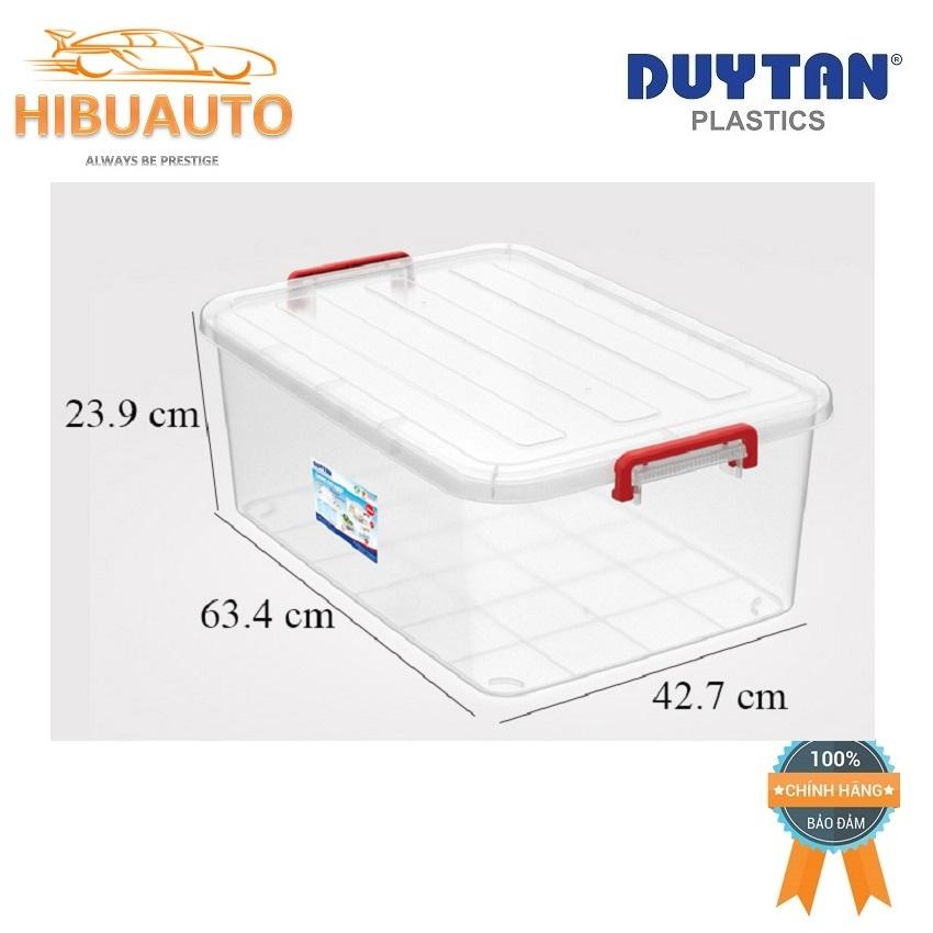 [HCM]Thùng Nhựa Duy Tân Trong Suốt 45 Lít (63.4 x 42.7 x 23.9 cm) No.0997