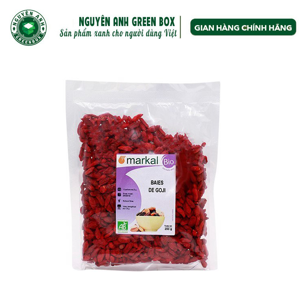 Kỷ tử hữu cơ sấy khô Markal cao cấp gói 250g