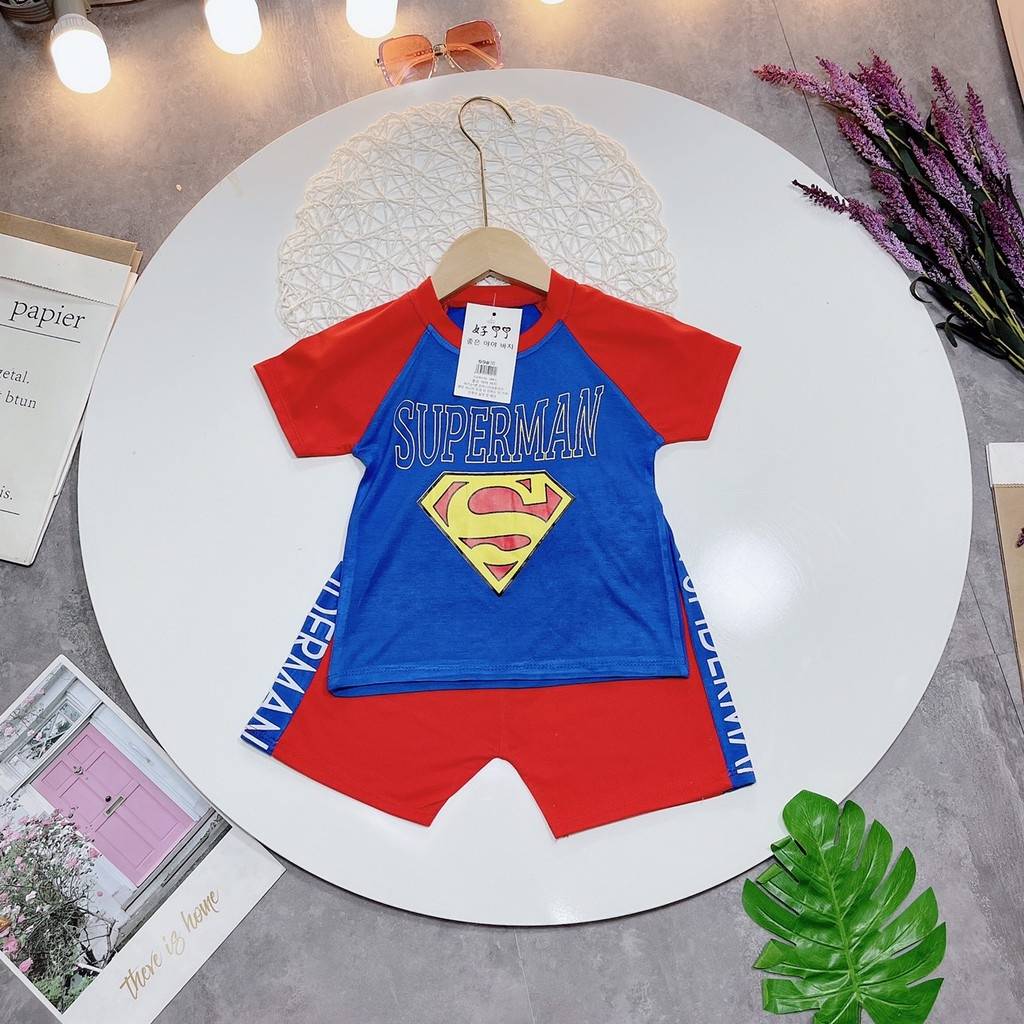 Set bộ đồ Super Man bé trai