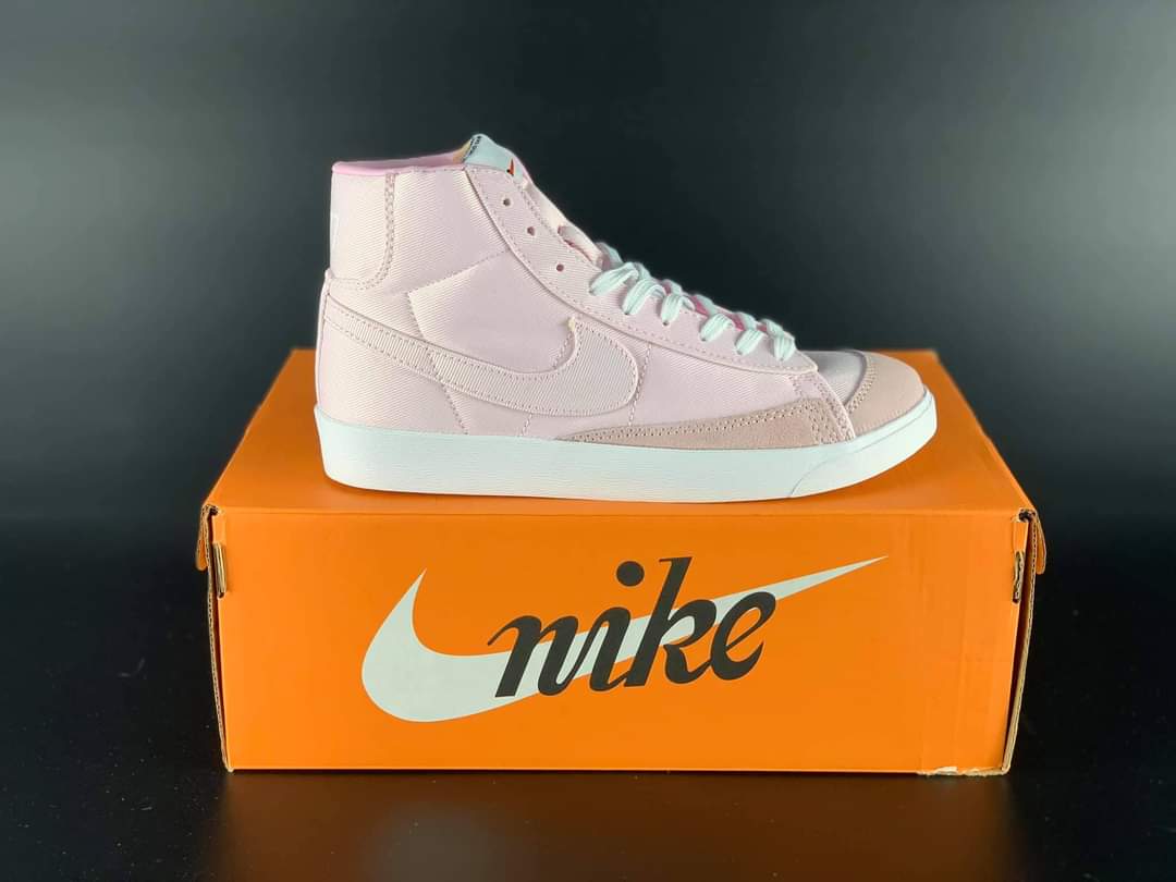 Giày thể thao, giày sneaker nike blazer mid pink 77 , blazer hồng