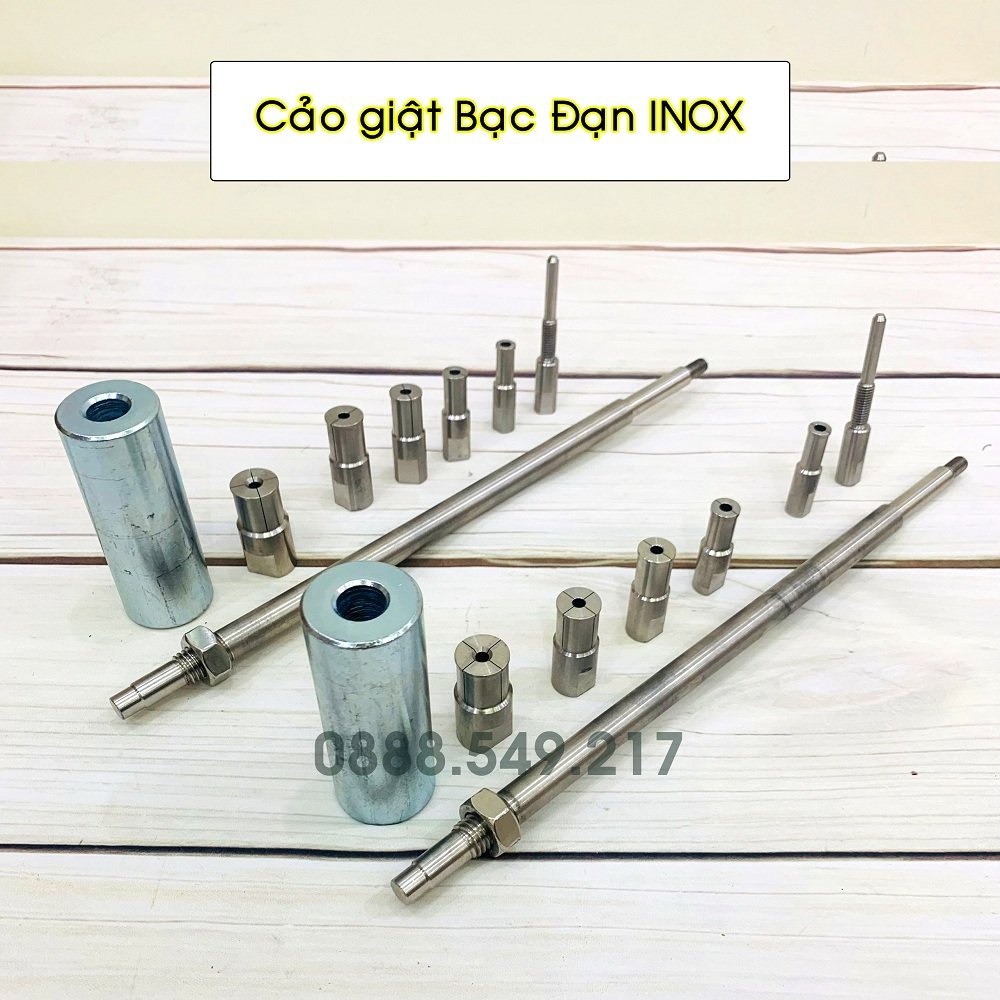Cảo giật bạc đạn xe máy 6 đầu 100% inox