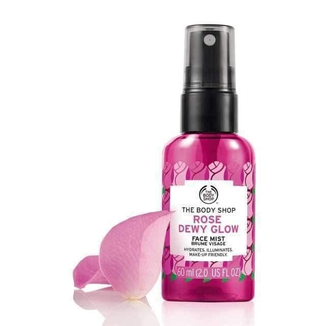 Xịt khoáng the body shop rose dewy glow face mist 60ml