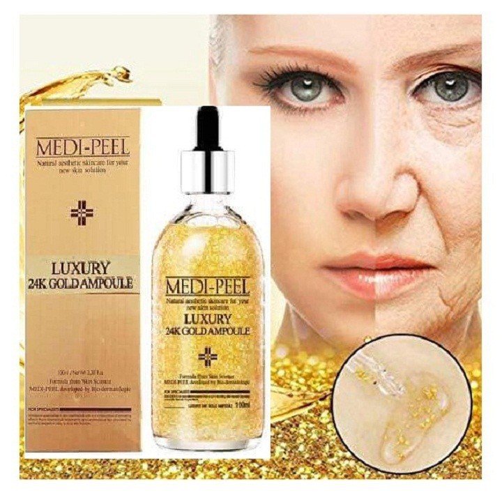 Hộp serum vàng dưỡng trắng da chống lão hóa