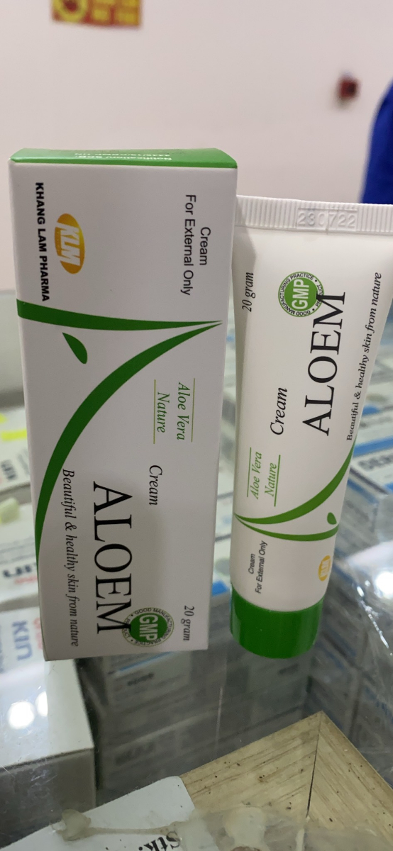 Kem bôi mụn thâm aloem cream 20g