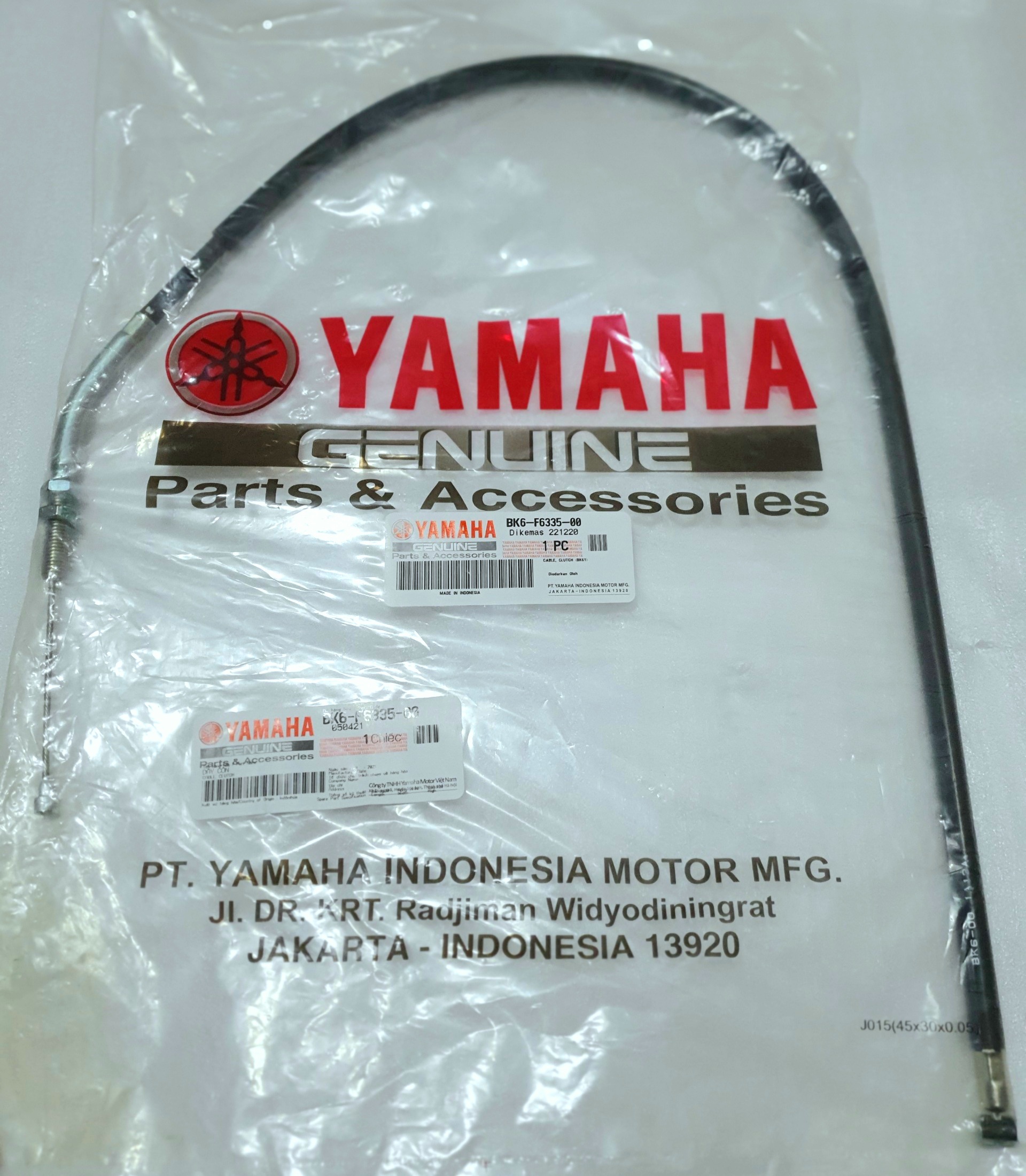 Dây côn xe Yamaha R15v3 chính hãng Indo
