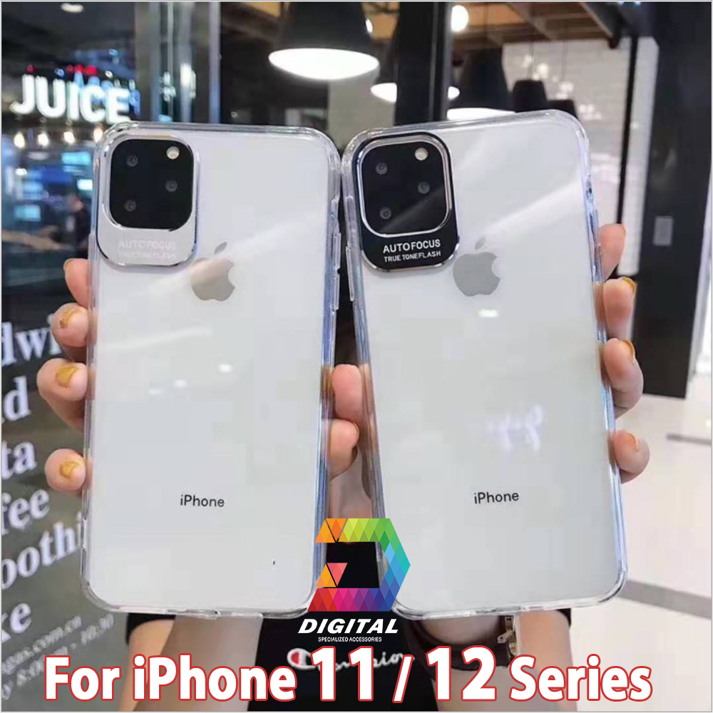 Ốp Lưng Dành Cho iPhone 11, 11 PRO, 11 PRO MAX, 12 MINI, 12, 12 PRO, 12 PRO MAX Viền Nhôm Bảo Vệ Camera Siêu Đẹp