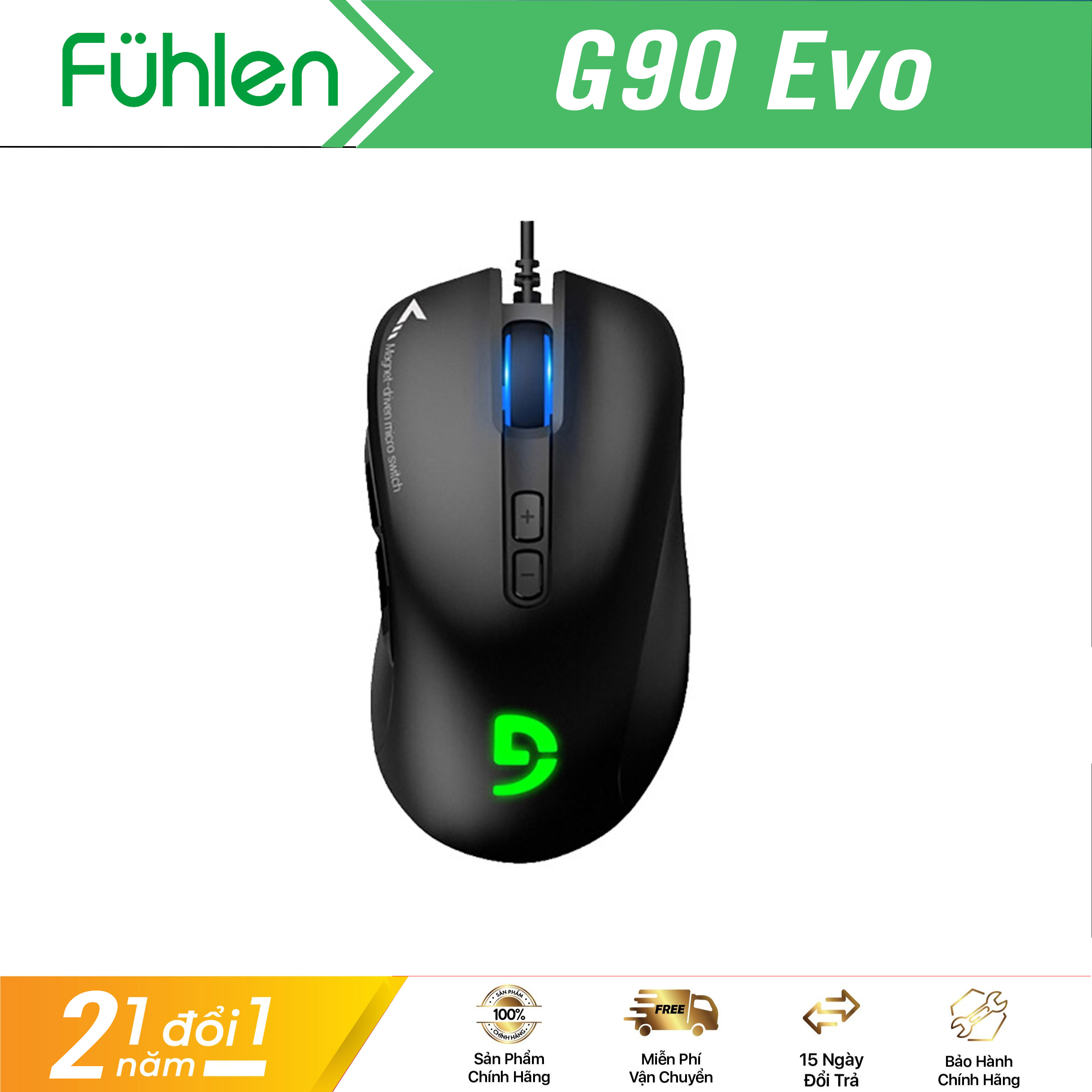 Chuột có dây chơi game Switch bất tử Fuhlen G90 Evo